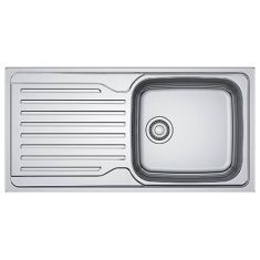 Franke Antea AZN 611-100 Inset 1 Bowl Kitchen Sink Stainless Steel