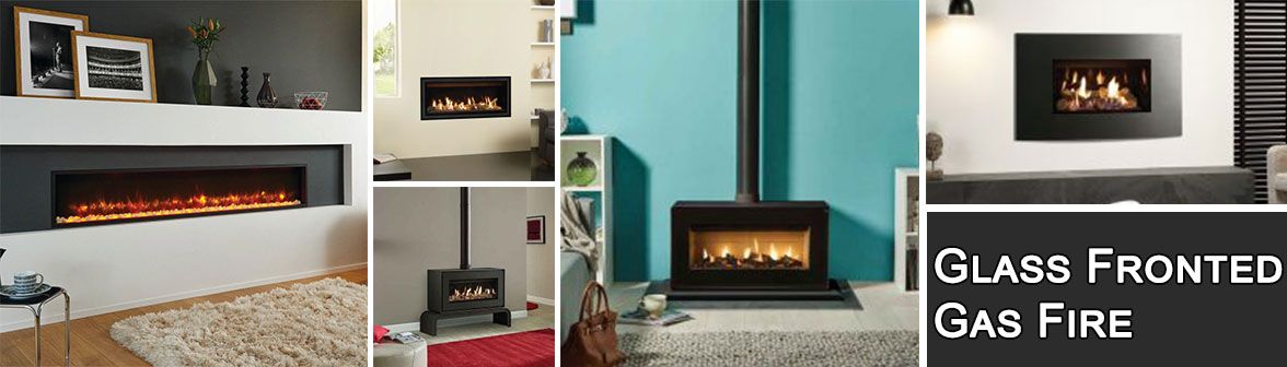 glass fronted gas fires